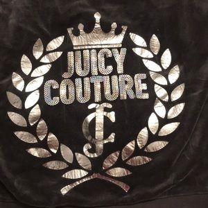 Gray JUICY velvet zip up